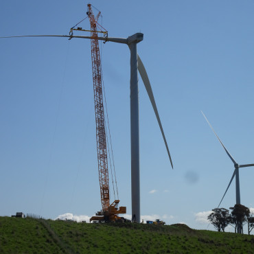 Turbine 22 blade installation Aug 2023